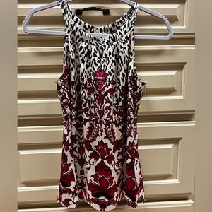 White House black market silk sleeveless top